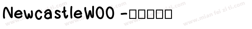 NewcastleW00 字体转换